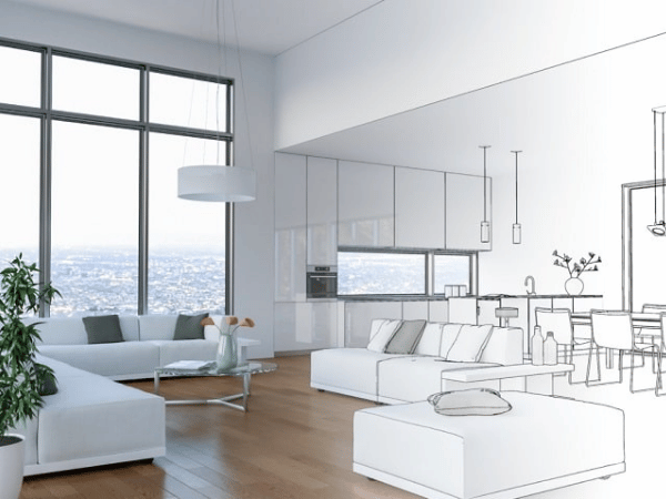 plans rednus realiste 3D esquisse architecte interieur annecy epagny