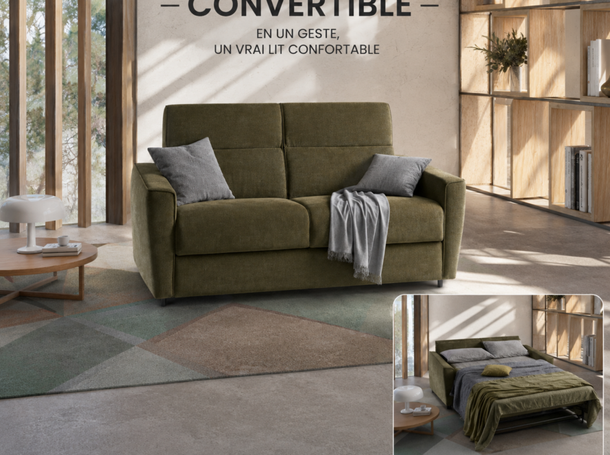 canapé convertible lit matelas 18 cm la maison contemporaine annecy epagny