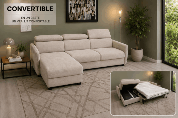 canapé convertible lit matelas 18 cm la maison contemporaine annecy epagny