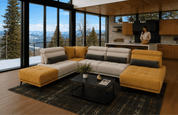 canapé cuir tissus contemporain meuble magasin annecy le grand epagny la maison contemporaine