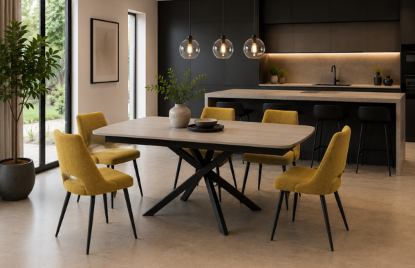 Table repas séjour chaise sixties animovel buffet La Maison Contemporaine MAGASIN MEUBLE ANNECY EPAGNY