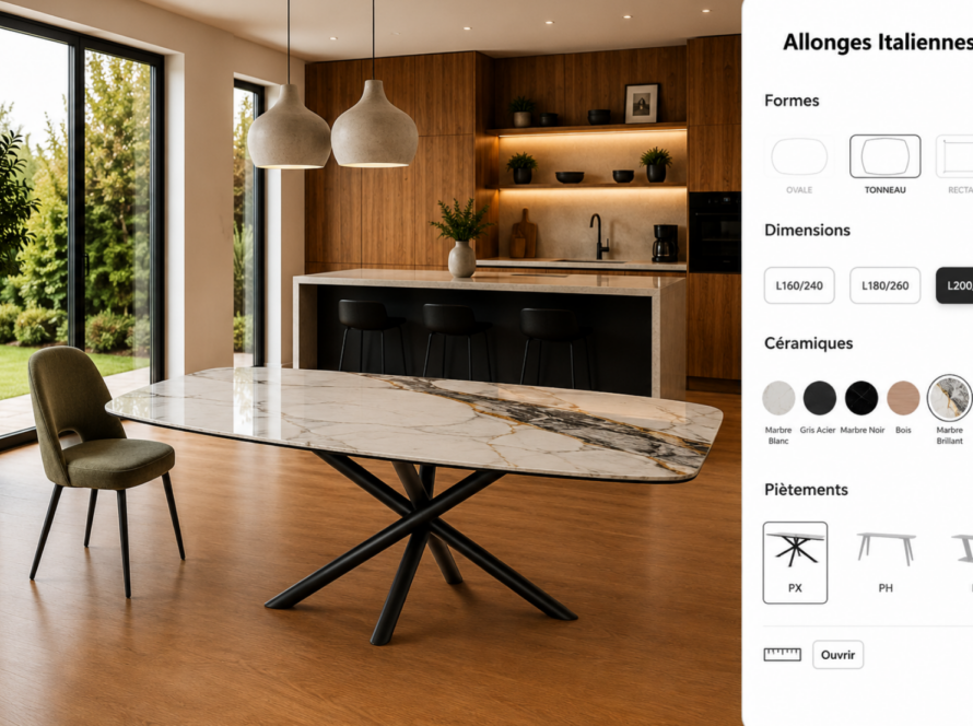 Table repas séjour tablacasa buffet La Maison Contemporaine MAGASIN MEUBLE ANNECY EPAGNY