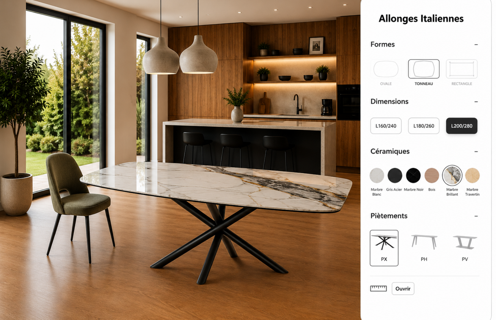 Table repas séjour tablacasa buffet La Maison Contemporaine MAGASIN MEUBLE ANNECY EPAGNY