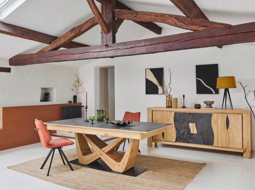 Table repas séjour legend buffet La Maison Contemporaine MAGASIN MEUBLE ANNECY EPAGNY